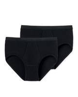 Schiesser Sportslip original 2-Pack met gulp blauw - thumbnail