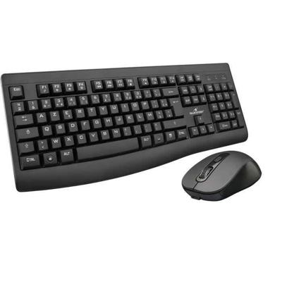 Toetsenbord en muis Bluestork Clavier Souris Sans Fil Zwart
