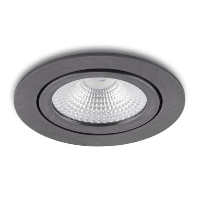 LED-inbouwspot Vivaro gunmetal 5W dimbaar IP54 2700K