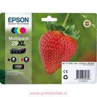 Epson Strawberry 29XL CMYK Origineel Zwart, Cyaan, Magenta, Geel 1 stuk(s) Hoog (XL) rendement - thumbnail