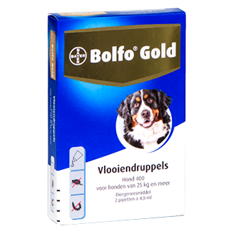 Bolfo Gold Druppels Hond 400 Bolfo Gold Druppels Hond 400