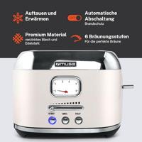 Muse MS-120SC - Muse Broodrooster, 1.000 W, creme - Black Friday - thumbnail