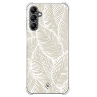 Samsung Galaxy A14 shockproof hoesje - Palmy leaves beige - thumbnail