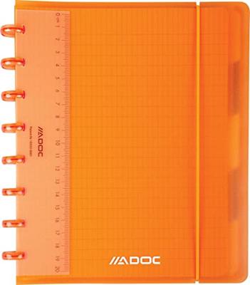 Schrift adoc a5 ruit 4x8mm 144pag 90gr 5 tabbladen | 10 stuks