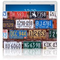 Lenovo Tab P10 Tablet Backcover met foto Kentekenplaten - thumbnail