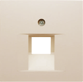 Centraalplaat UAE doos 1 x RJ45 Berker S1 creme 14078982