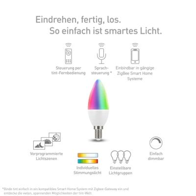 Müller-Licht tint LED-lamp Energielabel: G (A - G) E14 6 W RGBW