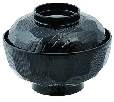 Zwarte kom met deksel - Tokyo Design Studio - 300ml - 12 x 9.5cm