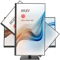 MSI Modern MD272XP 27 inch Full HD desktopmonitor - IPS-paneel 1920 x 1080, 100 Hz, oogcomfort, geïntegreerde luidspreker, 4-weg verstelbaar - HDMI 1.4b, DisplayPort 1.2a, USB Type-C, USB 2.0 - thumbnail