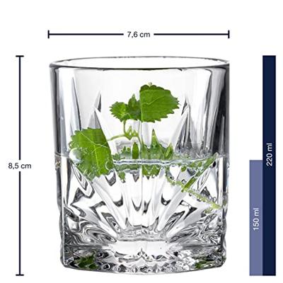 Leonardo Capri Tumbler 220 ml 4 stuks