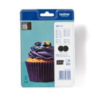 Brother inktc. voordeel verpakking LC-123BKBP2 - thumbnail