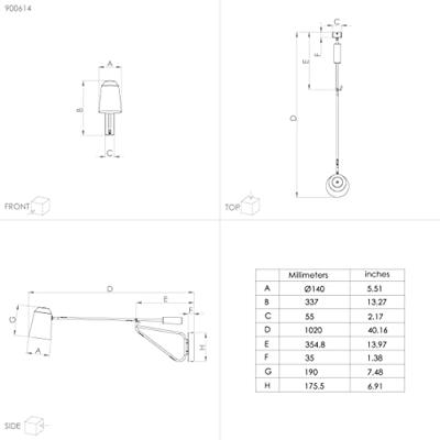 Eglo Zwarte leeslampLoreto 1 - 900614