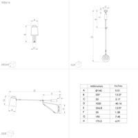 Eglo Zwarte leeslampLoreto 1 - 900614 - thumbnail