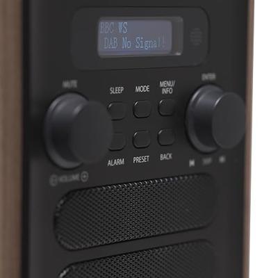 Denver DAB-48GREY radio Persoonlijk Digitaal Grijs, Hout Denver DAB-48GREY radio Persoonlijk Digitaal Grijs, Hout