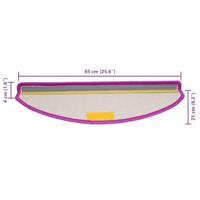 Trapmatten 30 st 65x21x4 cm paars - thumbnail