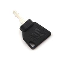10st JCB 3CX delen Digger Plant sleutels apparatuur RVS contactsleutel voor Switch Starter Black - thumbnail