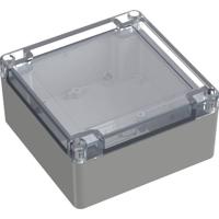 TRU COMPONENTS TC-10860676 Universele behuizing 119.80 x 119.80 x 60.10 Polycarbonaat Lichtgrijs 1 stuk(s) - thumbnail