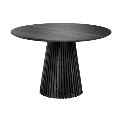 Kave Home Ronde Eettafel 'Jeanette' Mindihout, 120cm, kleur Zwart