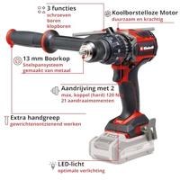 Einhell Professional Power X-Change TP-CD 18/120 Li-i BL - Solo Accu-klopboor/schroefmachine 2 snelheden Zonder lader, Zonder accu - thumbnail