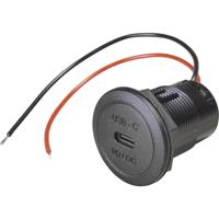 ProCar Power USB-C Einbausteckdose PD/QC EV o. LED max. 50 W Power USB-C inbouwstopcontact PD/QC EV of LED max. 50 watt Stroombelasting (max.): 3 A 12 of 24 V= - thumbnail
