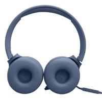 JBL Tune 520C Comfort Fit bedrade on-ear koptelefoon met microfoon, JBL Pure Bass-geluid, EQ-presets, USB-C-connectiviteit, opvouwbaar ontwerp en knoopresistente kabel, blauw - thumbnail