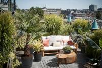 Bloempot Elho Zwart Plastic Cirkelvormig Modern Ø 47 cm - thumbnail