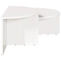 Salontafel 2 pcs Wit 79 x 39.5 x 40 cm Massief grenenhout - thumbnail