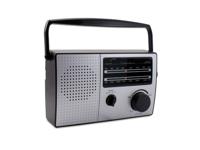 Retro 3000 Draagbare Radio - Batterijen of Netsnoer - AM/FM-radio met Handvat en Koptelefoonaansluiting (HPG317R) - thumbnail