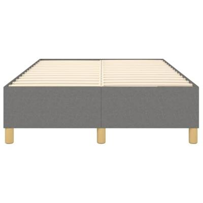 Bedframe zonder matras 120x200 cm stof donkergrijs