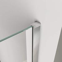 Inloopdouche Wiesbaden Hibera | 120x200 cm | Nano-coating | Helder glas | Geborsteld RVS beslag - thumbnail
