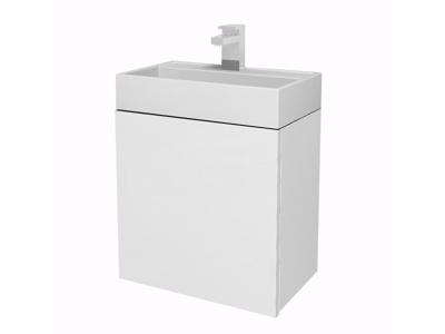 Fonteinonderkast Tiger Items 40 cm Hoogglans Wit Fonteinonderkast Tiger Items 40 cm Hoogglans Wit