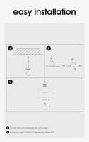 Vintage Hanglamp kit - 3-licht Linen Hanglamp met schakelaar 750 cm - Geschikt voor woonkamers en landhuizen - DIY kabel set met 3 x E27 lampfittingen - Geschikt voor lampenkappen - thumbnail