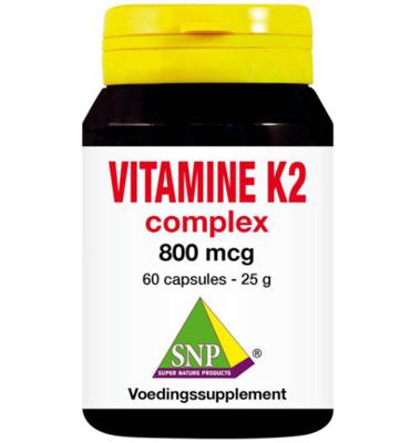 Vitamine K2 complex 800mcg 60 Capsules