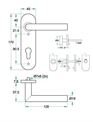 Krukgarn TESSA PL rvs mat SL72 KS