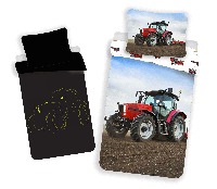 Sweet Home Dekbedovertrek trekker rood Glow in the Dark - 140 x 200 cm - thumbnail