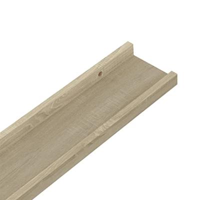 Wandschappen 4 st 115x9x3 cm sonoma eikenkleurig