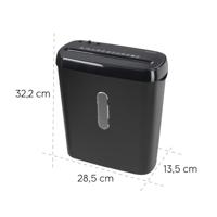 Hama Papier vernietiger basic s6 Papierversnipperaars Zwart - thumbnail