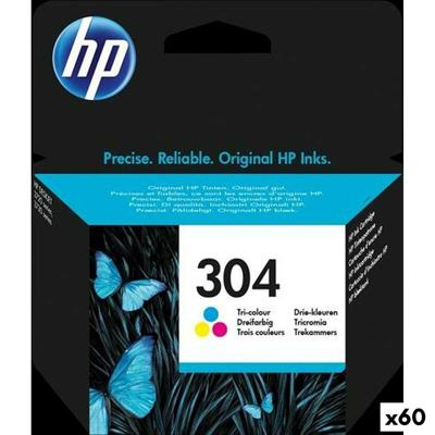 Originele inkt cartridge HP DESKJET 3720 - Nº304 Tricolor (60 Stuks)