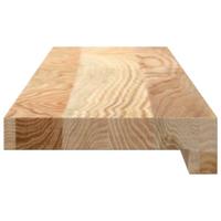 Vensterbanken 2 st onbehandeld 70x15x2 cm massief eikenhout - thumbnail