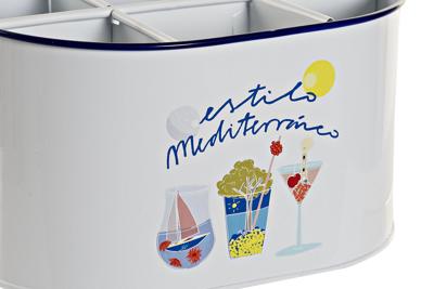 IJsemmer DKD Home Decor Wit Multicolour Metaal 24,5 x 17 x 13 cm