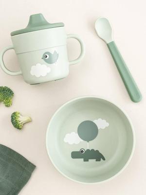 Set eerste maaltijd Foodie DONE BY DEER groen