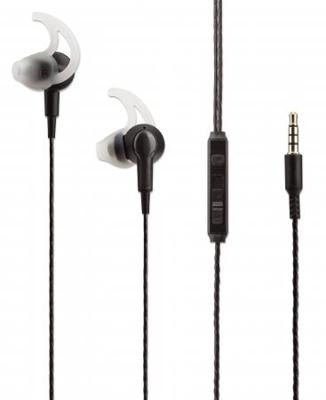 Manhattan 179607 in-ear sporthoofdtelefoon met geïntegreerde microfoon.