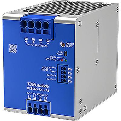 TDK DRB960-72-3-A1 DIN-rail netvoeding 85 V/DC 13.3 A 960 W Aantal uitgangen: 1 x Inhoud: 1 stuk(s) TDK DRB960-72-3-A1 DIN-rail netvoeding 85 V/DC 13.3 A 960 W Aantal uitgangen: 1 x Inhoud: 1 stuk(s)