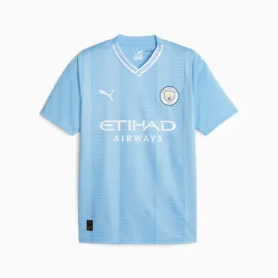 Manchester City Thuis Shirt Senior 2023/2024 - Maat S - Kleur: WitBlauw | Soccerfanshop