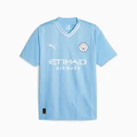 Manchester City Thuis Shirt Senior 2023/2024 - Maat S - Kleur: WitBlauw | Soccerfanshop - thumbnail