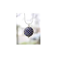 Zilveren Hanger Lapis Lazuli met Parel - thumbnail