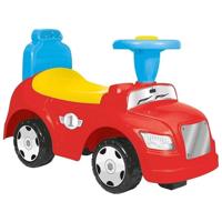 Dolu 2in1 loopauto + toeter rood/geel/blauw - thumbnail