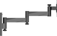 SpeaKa Professional SP-WMM-202S Monitor-wandbeugel 33,0 cm (13) - 76,2 cm (30) Kantelbaar, Zwenkbaar, Uittrekbaar - thumbnail
