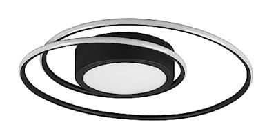 Trio PlafonnièreYava 60cm zwart - 672310232