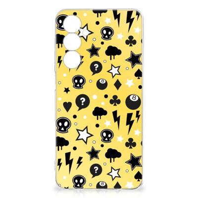 Silicone Back Case Samsung Galaxy A54 5G Punk Geel Silicone Back Case Samsung Galaxy A54 5G Punk Geel